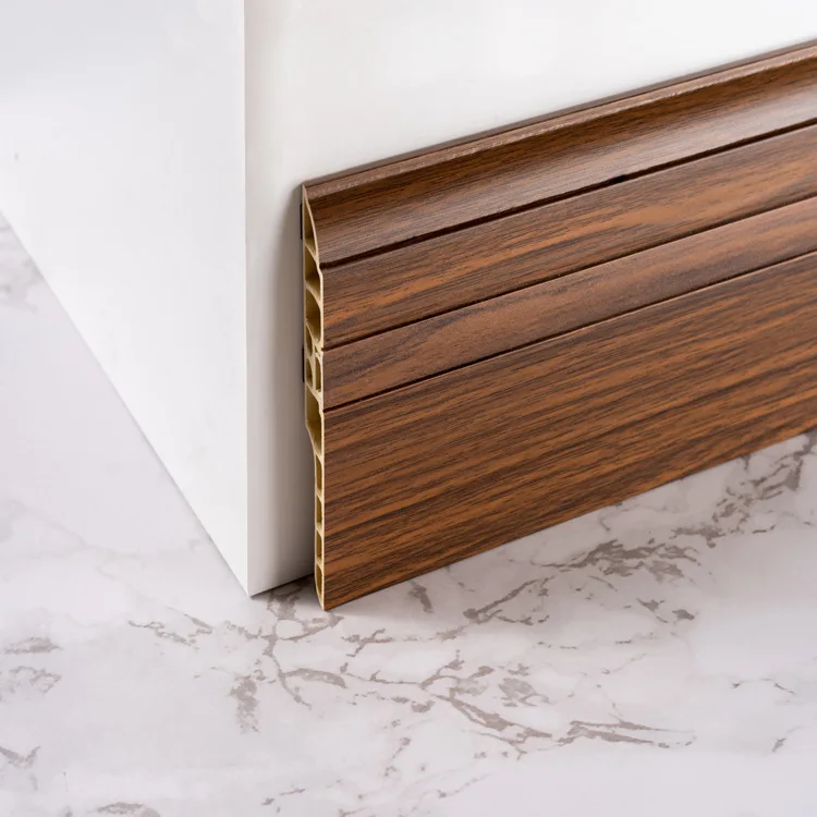 Good quality solid wood skirting natural oak floor skirting board