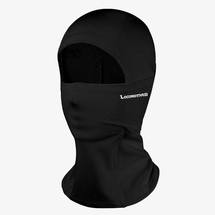 Qianzun manufacturer thermal custom print sublimation full face motorcycle man balaclava with logo