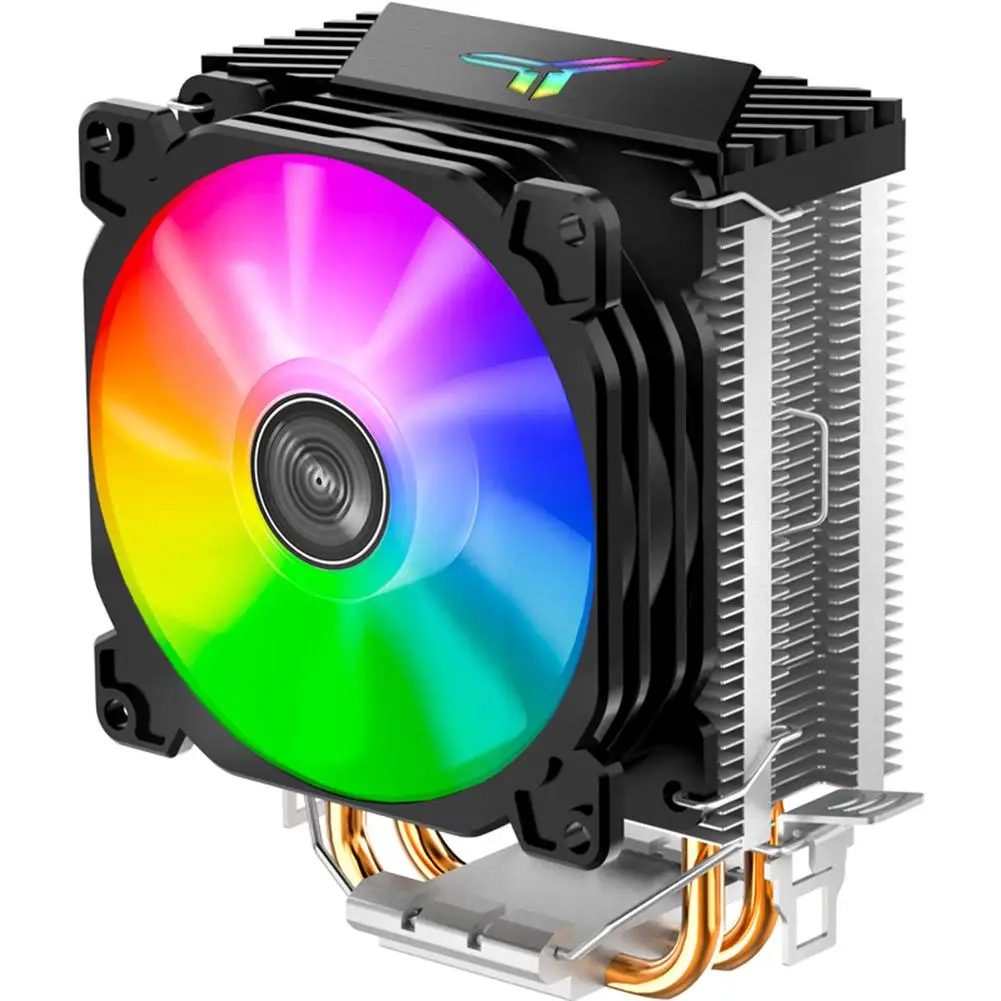 12V DC Computer CPU Cooling Fans Rgb Cooler Heatsink Fan Aluminum for LGA 775/1150/1151/1155/1156 AM4/AM3+/AM2+/FM2+/FM1