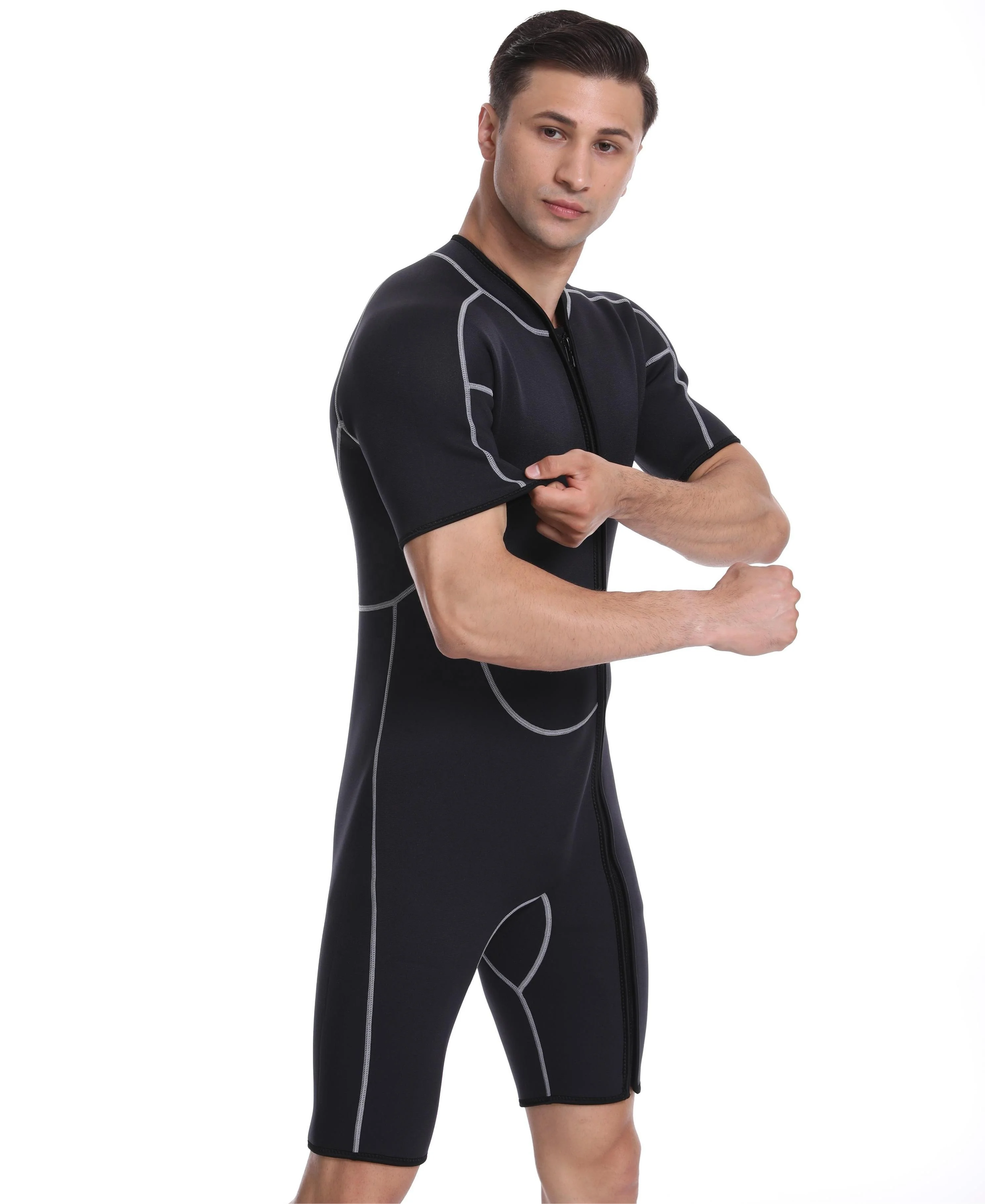 1.5mm 2mm 3mm Custom Shorty Neoprene Diving Suits Soft Sleeve Mens Surfing Swimming Freediving Wetsuit