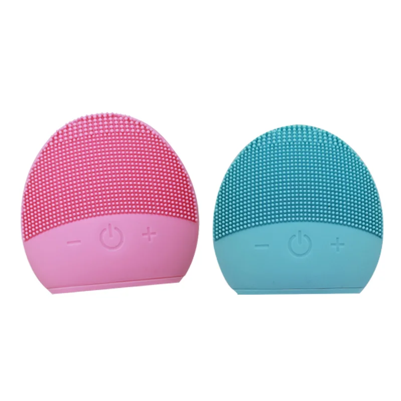 Hot Selling Vibrating Electric Usb Waterproof Facial Brush Cleaner Exfoliating Electrical Sonic Silicone Facial Cleansing Brus