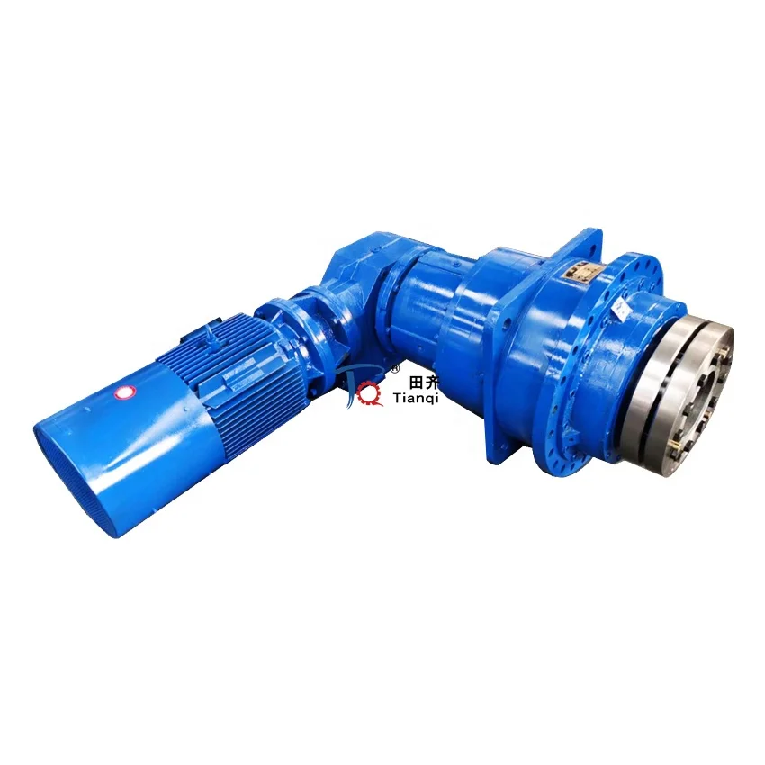 TIANQI Helical Bevel Cycloidal gear Planetary speed reducer hydraulic electric motor reductor gearbox