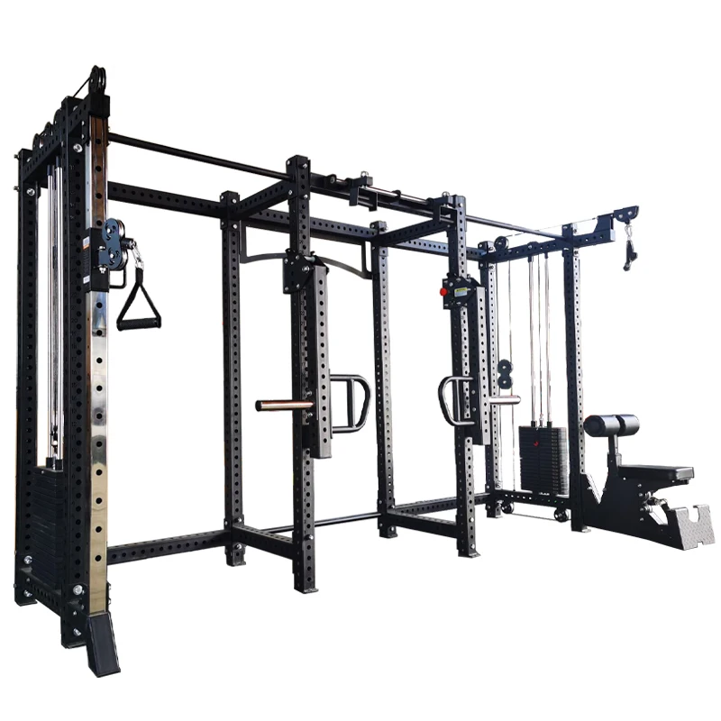 Crossmax Bodybuilding Equipment Multi-functional Power Rack Gym Cable Machine
