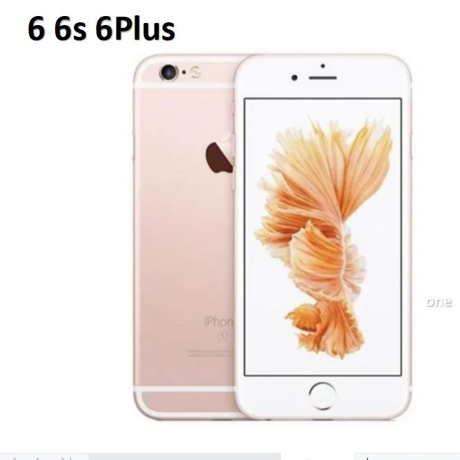 Горячая продажа низкая цена UnlockAp-ple6 iPhone 6s plus 6plus 16 ГБ 32 ГБ, 64 ГБ, 1334x750 4,7 дюймов аксессуары для зарядных устройств Android 4G для б/у мобильных телефонов