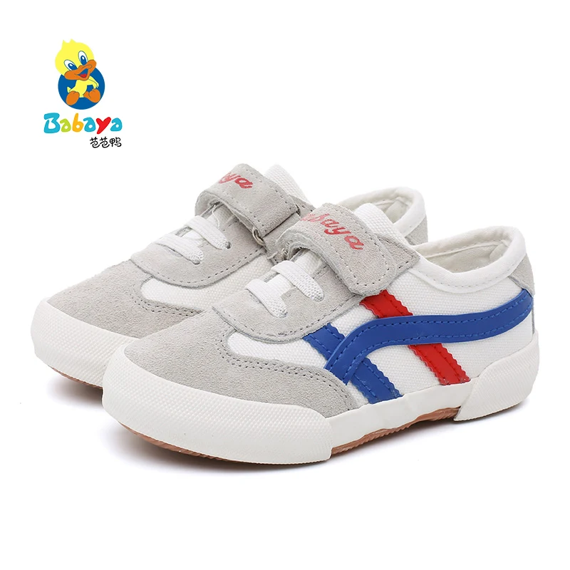 HUANQIU износостойкие Холст Кожа Оксфорд подошва дети спортивные кроссовки повседневная