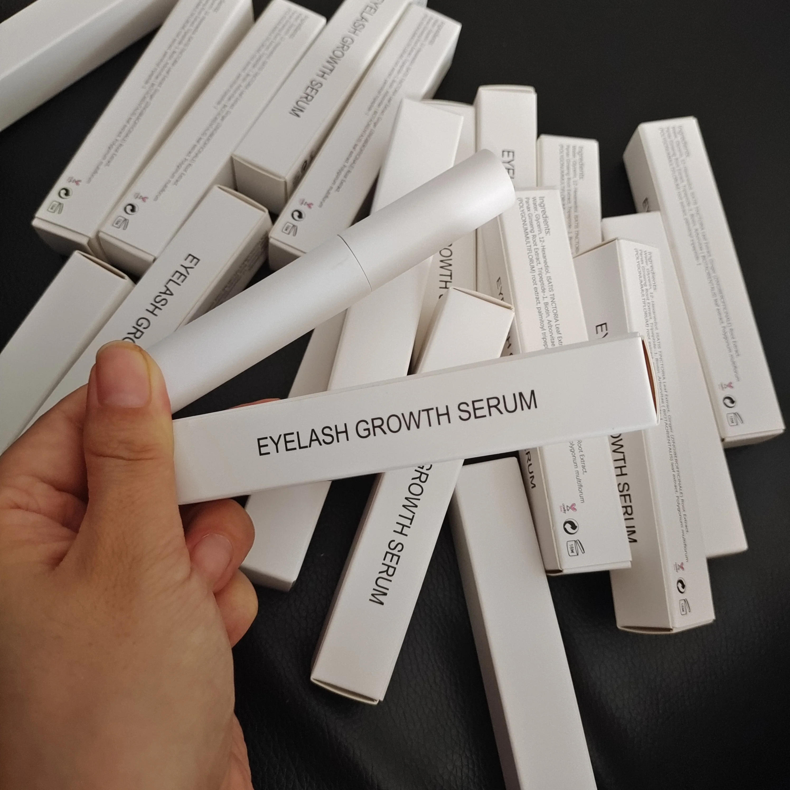 wholesale Custom Vegan eye lash growth serum enhancer oil free  Lash and brow Boost korean Serum for Lashes extension serum
