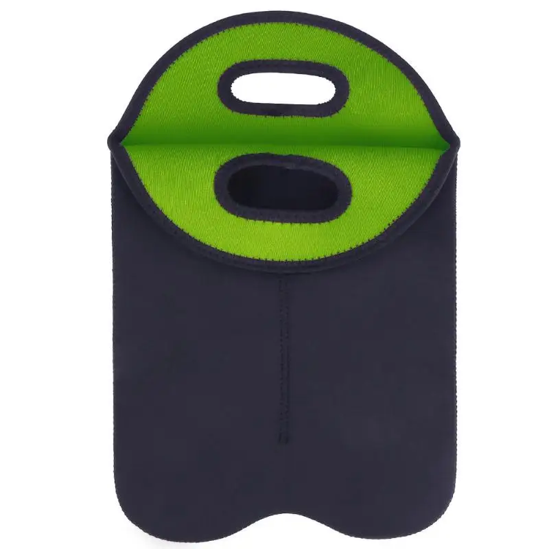 OEM 37*12CM Neoprene Wine Bottles Cooler Neoprene Black Wine-bottle Bag Protective Sleeve Covers