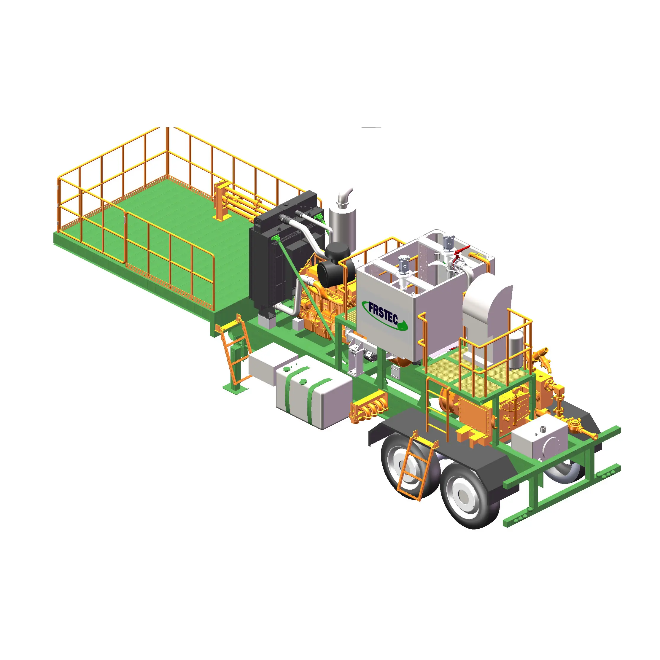 2024 hot sale product oilfield using FRSTEC brand tracer injection stimulation plunger pump Trailer/Skid/Truck with low price