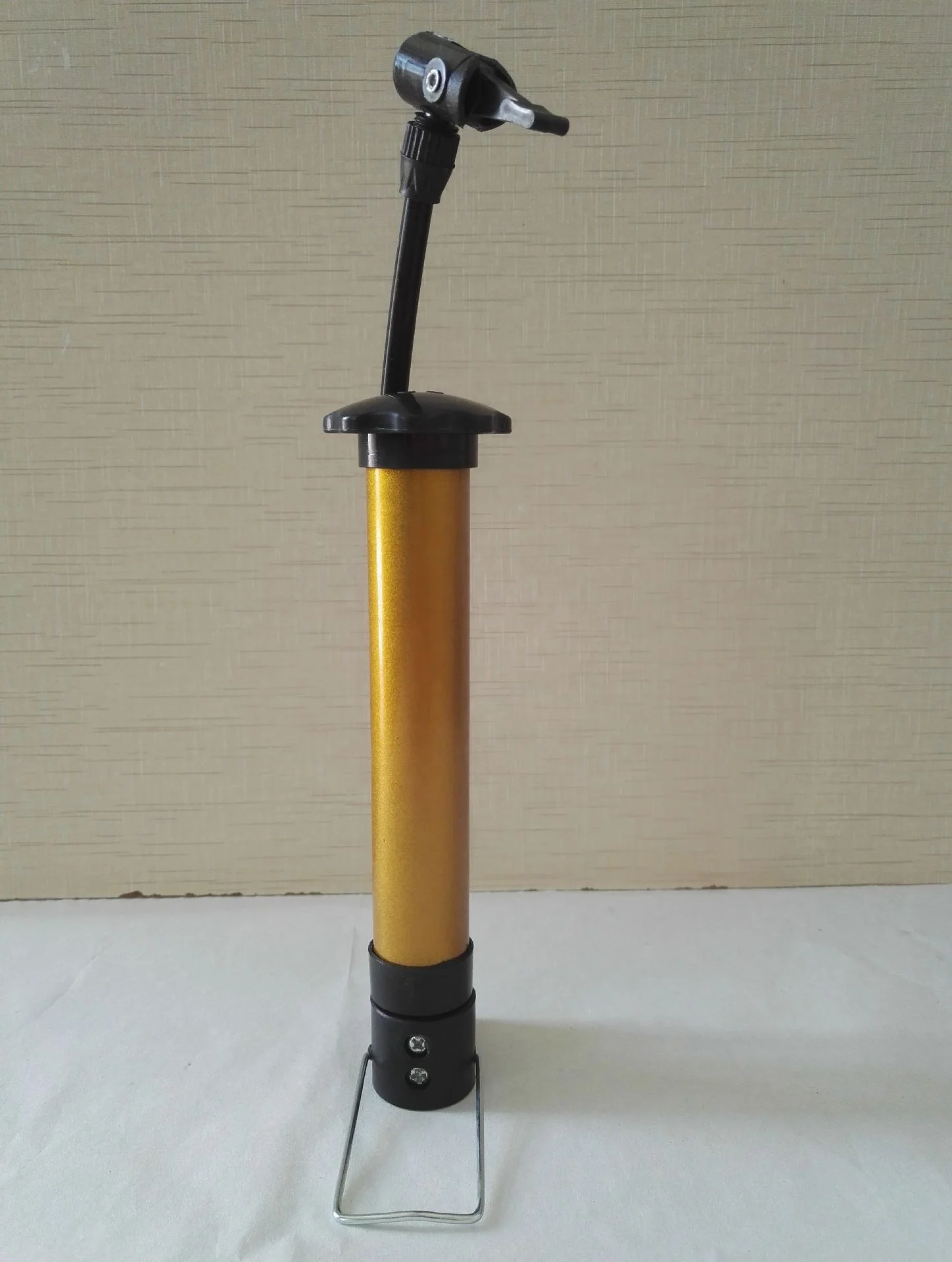 Bicycle Pump Stainless Steel Basketball Hand Air Pump Portable Ball Inflating Pump Tools with Air Needle Air&Ball Net Bag