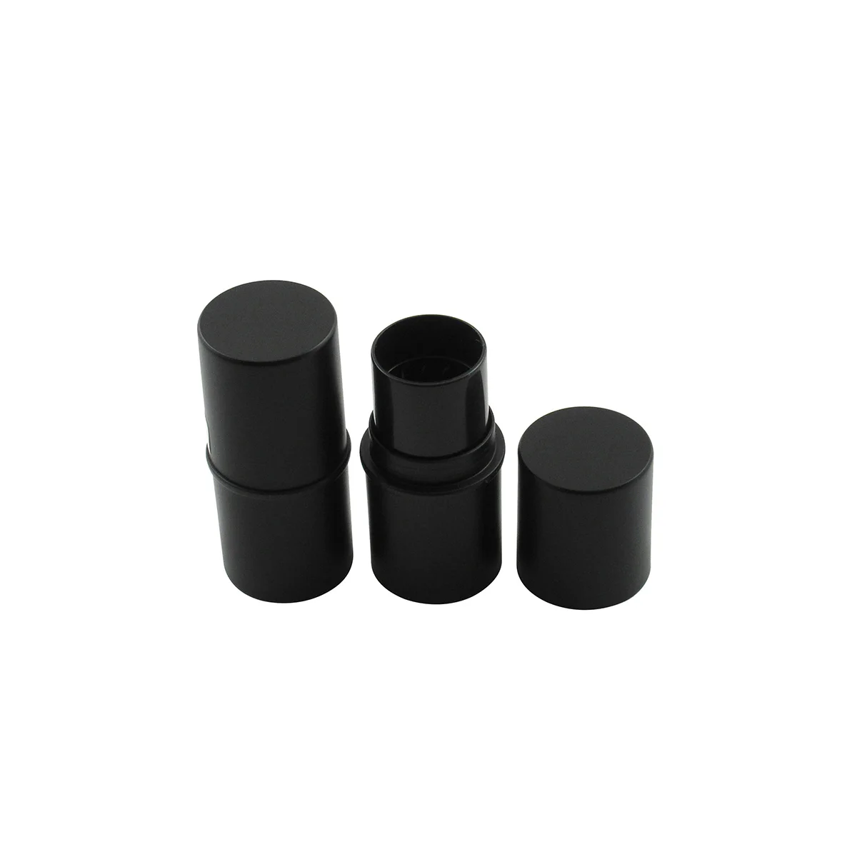 
TM-LP1144 empty foundation stick container black white push up lipstick bottle empty plastic tube package for foundation 