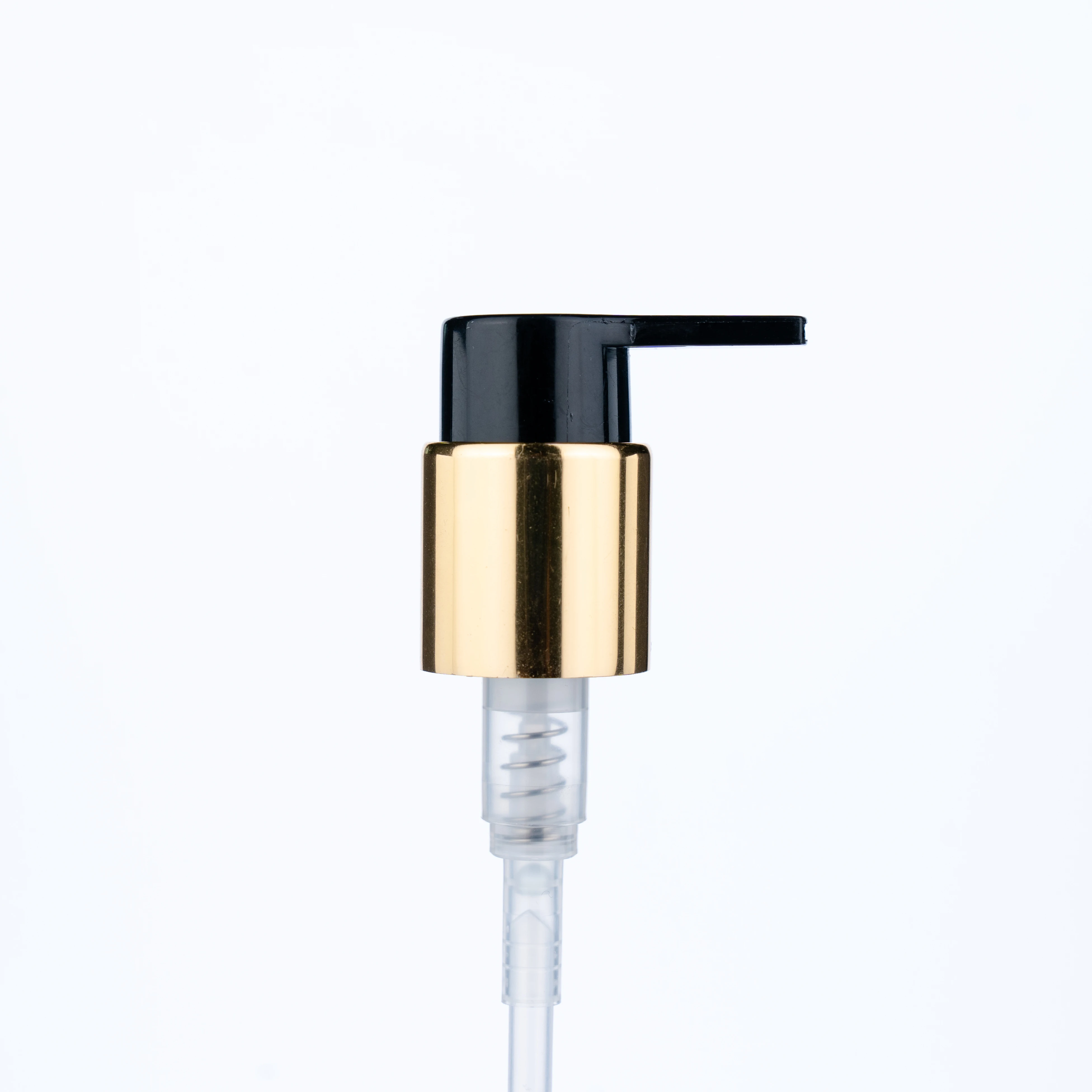 24/410 Matte Gold Plastic Top Pump Bottle Plastic Lotion Pump Dispenser Conditioner Shower Gel Body Lotion Pump Wholesale