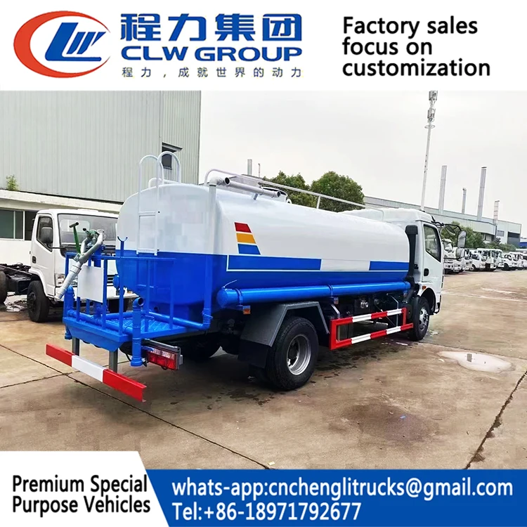 Новая заводская цена куб. М 4x2 LHD Автоцистерна для воды в продаже