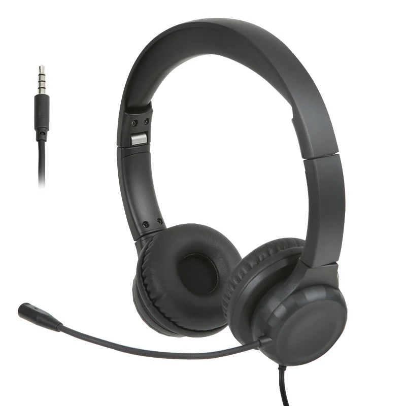 Headphone for office centre talking headset communication headset for headphones with microphone for call center