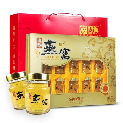 Мгновенное Питание птичьего гнезда для женщин среднего и пожилого возраста высококачественные подарки Кордицепс Птичье гнездо