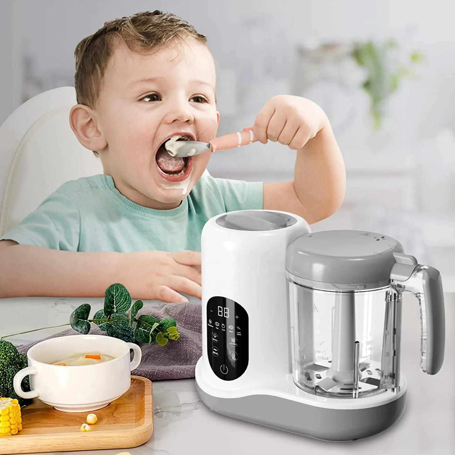 Auto Cook baby appliance-- baby Food Maker Automatically Steamer and Blender, baby food mill food steamer