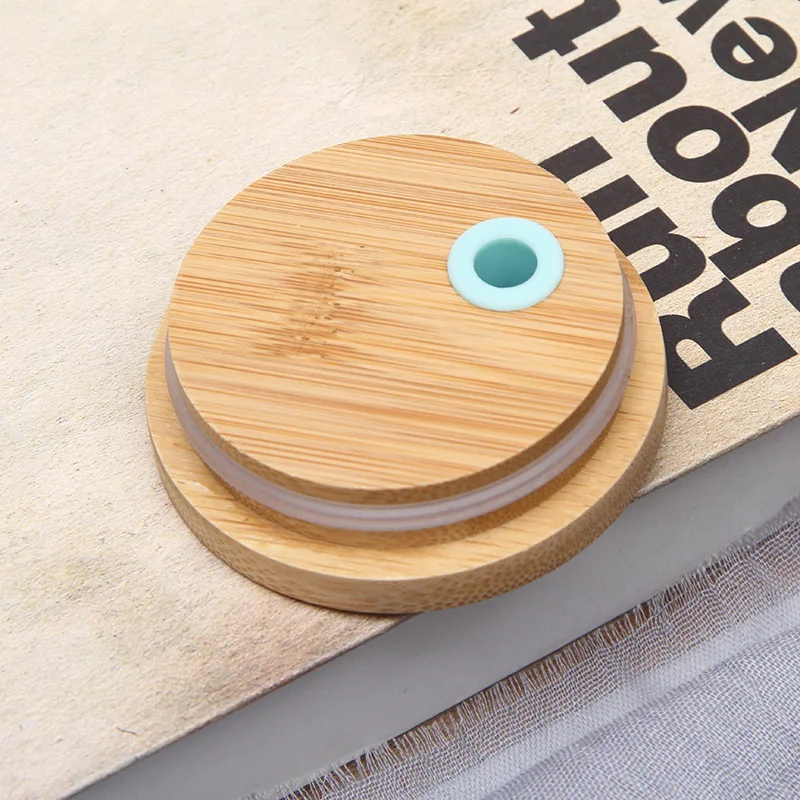 Borosilicate Glass Tumbler Cups with Bamboo Lids and Straws Reusable Cute Travel Tumbler Dishwasher Safe with Silicone Sleeve