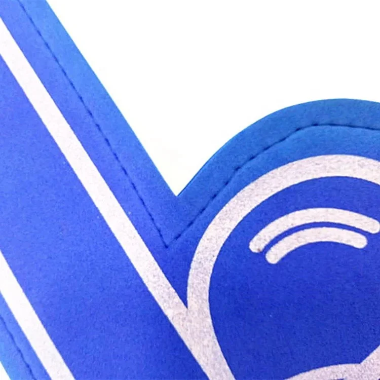 custom design promotional hand mitt cheering  finger eva foam hand