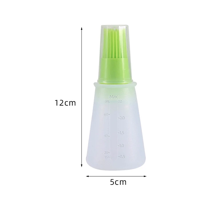Silicone Oil Bottle Brush Food Grade Silicone Brush Cooking Grill Barbecue Baking Oil Sauce Bottle Cooking Brush