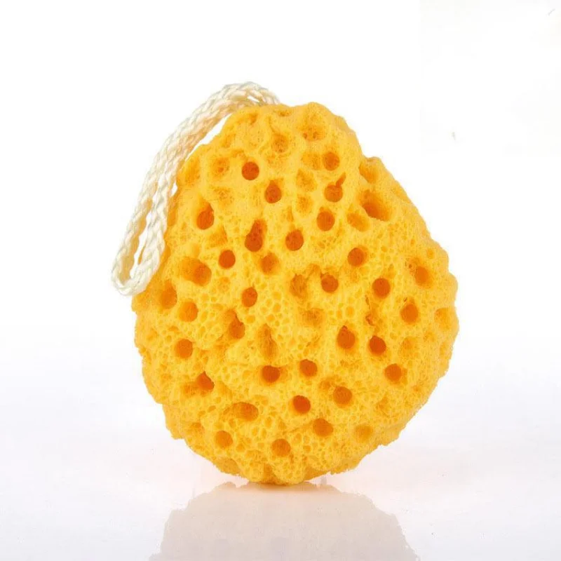 Body baby face massage  bath natural polyurethane (PU)  exfoliating sea sponge cleaning ball