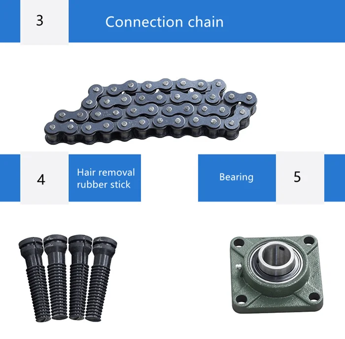 Commercial Turkey Slaughter Machine Small chicken cleaning machine plucker