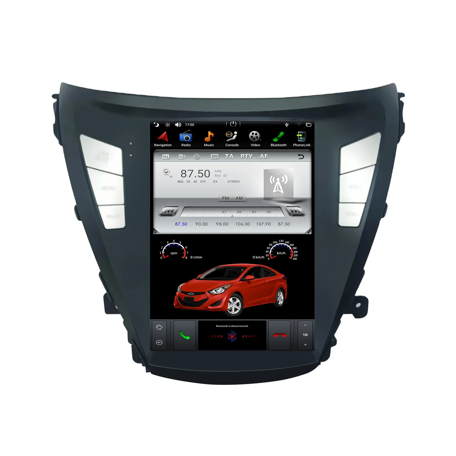 10 4 дюймов carplay вертикальный сенсорный экран Android автомобильный DVD GPS плеер Автомагнитола для HYUNDAI ELANTRA радио видео