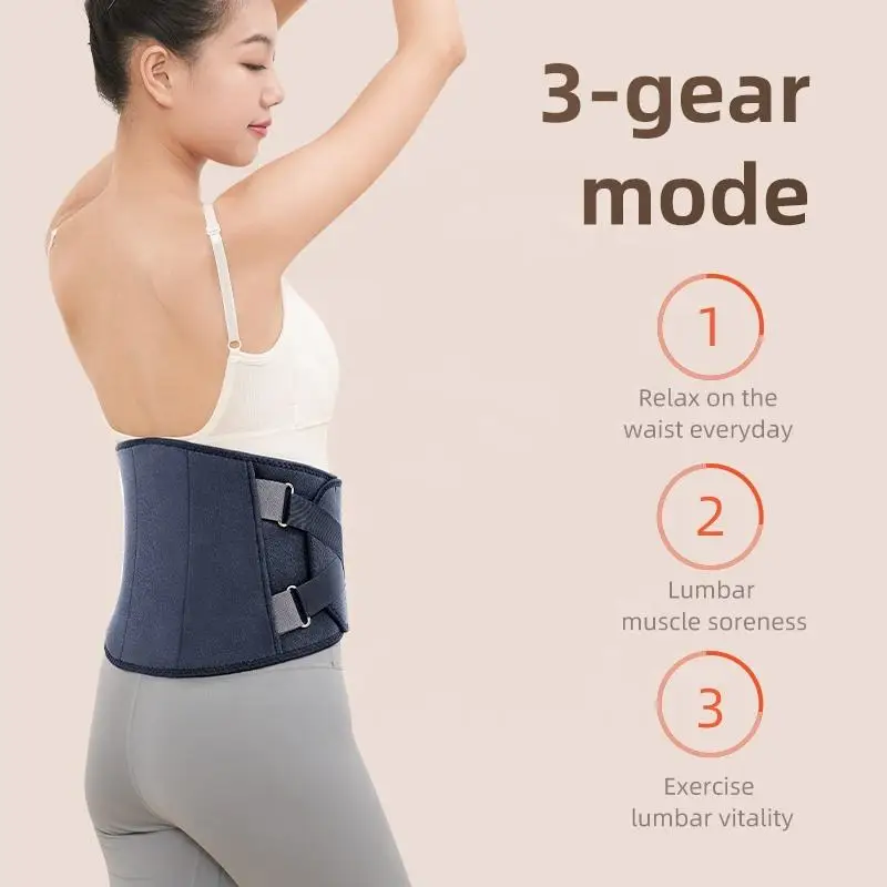 Rechargeable Weight Loss Belt Best Electronic Waist Abdominal Fat Burning Massager Heated Warm Massage Belt