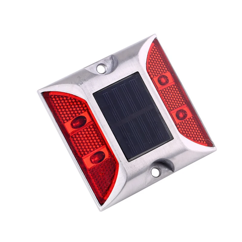 High Speed Road traffic cast aluminum solar road stud Road warning light flashing light solar cat eye