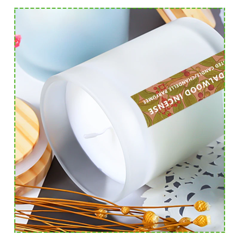 Private Label Custom Natural Soy Wax Candles & Home Fragrance Richly Aromatherapy relaxing soothing Sandalwood Scented Candle