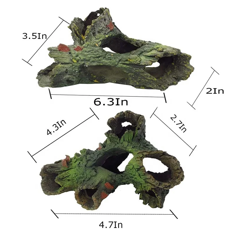 Decaying Trunk Aquarium Betta Fish Ornament Fish Tank Wood Decoration