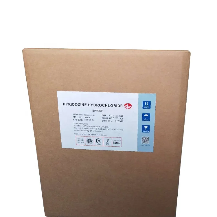 
99% Food/feed Grade Vitamin B6 Powder Pyridoxine Hcl Hydrochloride food additive products 