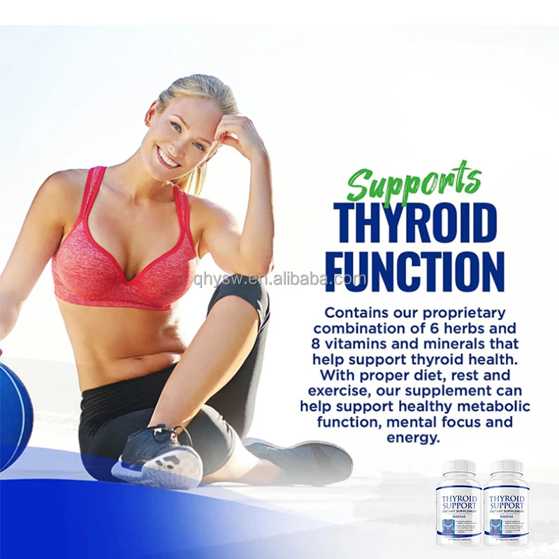 OEM Private Label Thyroid Support Capsules Advanced Health Metabolic Supplements Thyroid Support Capsules