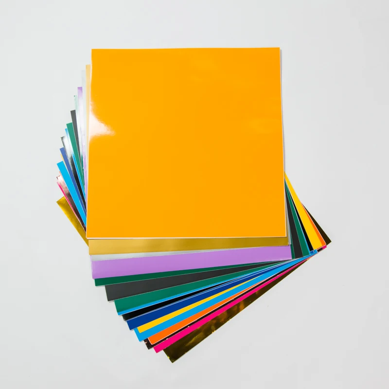 
Cricut Permanent vinyl 50 sheets Pack Cutting Craft Vinyl Sheets Mixed Assorted Colors 