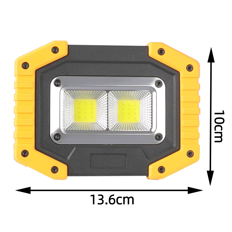Flood Lamp Light Offroad Portable Rechargeable Cob Standing Led New Work Light Flood Beam Working Light