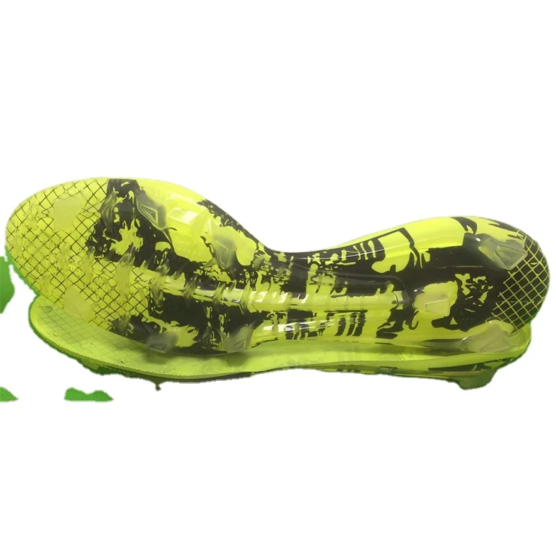 Transparent TPU Football Boots Soles Colorful Sports Shoes Outsoles manufacturer factory in Jinjiang China KSGS-1330