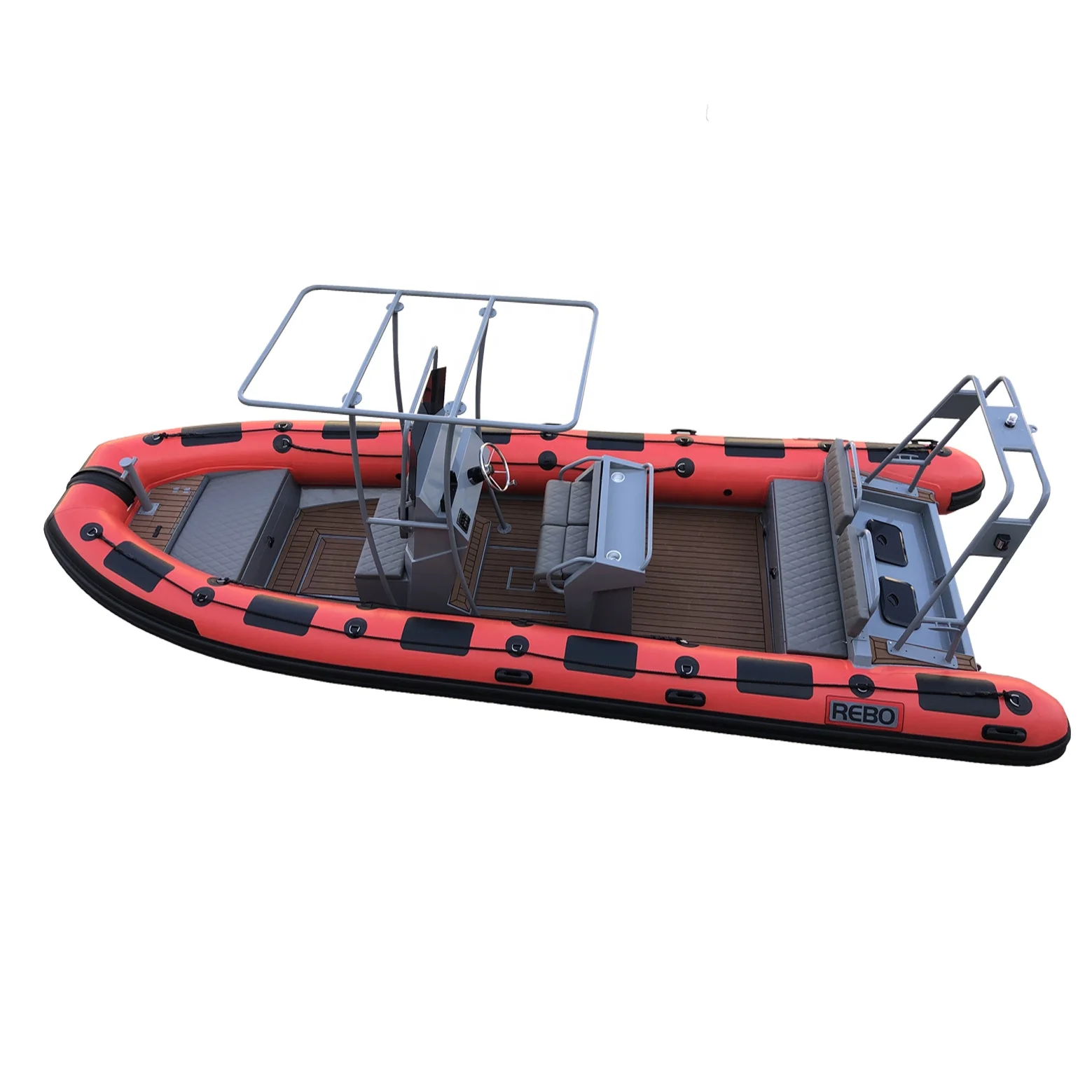 Rhib700 23ft жесткий алюминий двойной орка корпус гипалон/ПВХ надувные лодки для продажи