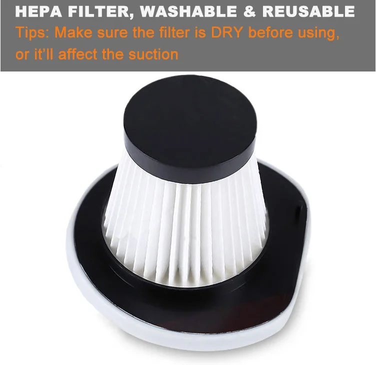 4800PA Big Suction Car Vacuum Cleaner Cordless Wireless Vacuum With 3 Different Nozzle Handbag Optional