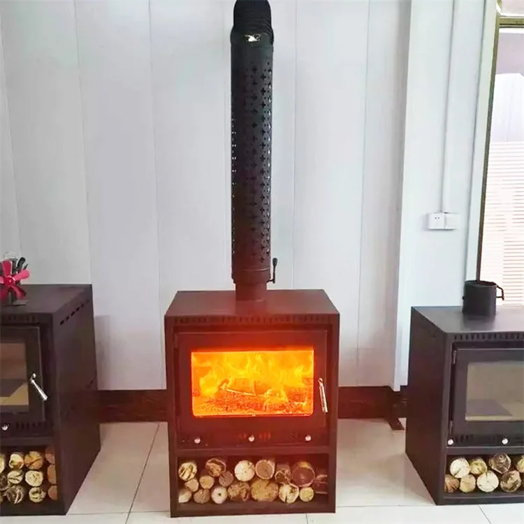 Factory Custom Freestanding Wood Burning Stove Central Heating Cast Iron Wood Burning Stove With Oven