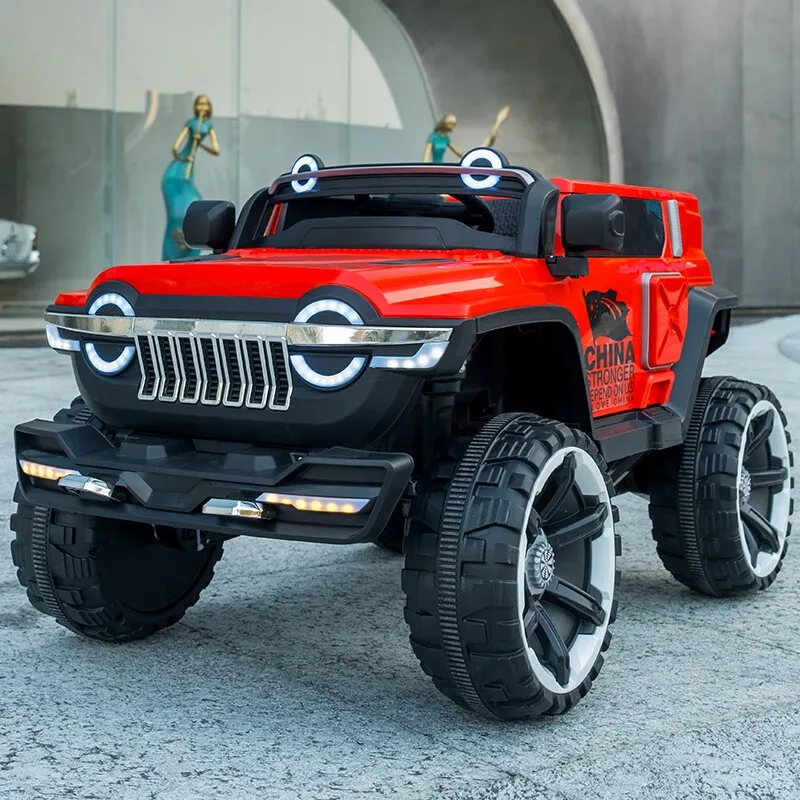 Four-Wheel Electric Ride On 12V 10 Kids Driving Electric Cars 4*4