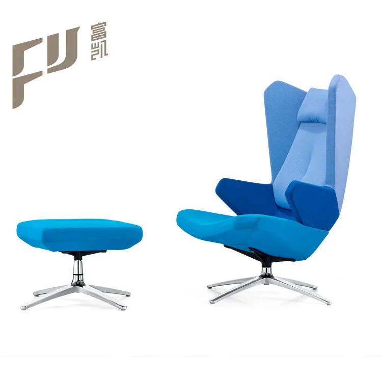 hotel project leather fabric lounge leisure swivel chairs