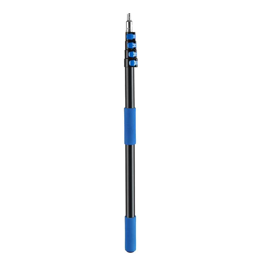 Telescopic Cleaning Tools Kit with Extension Handle Window Squeegee and Floor Washing Brush for Window Cleaning