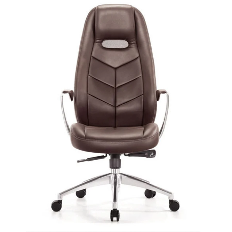 
Buy simple design high back leather boss rotating office chair 