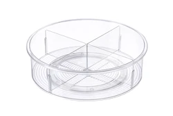 Пластиковый круглый вращающийся кухонный Органайзер Lazy Susan