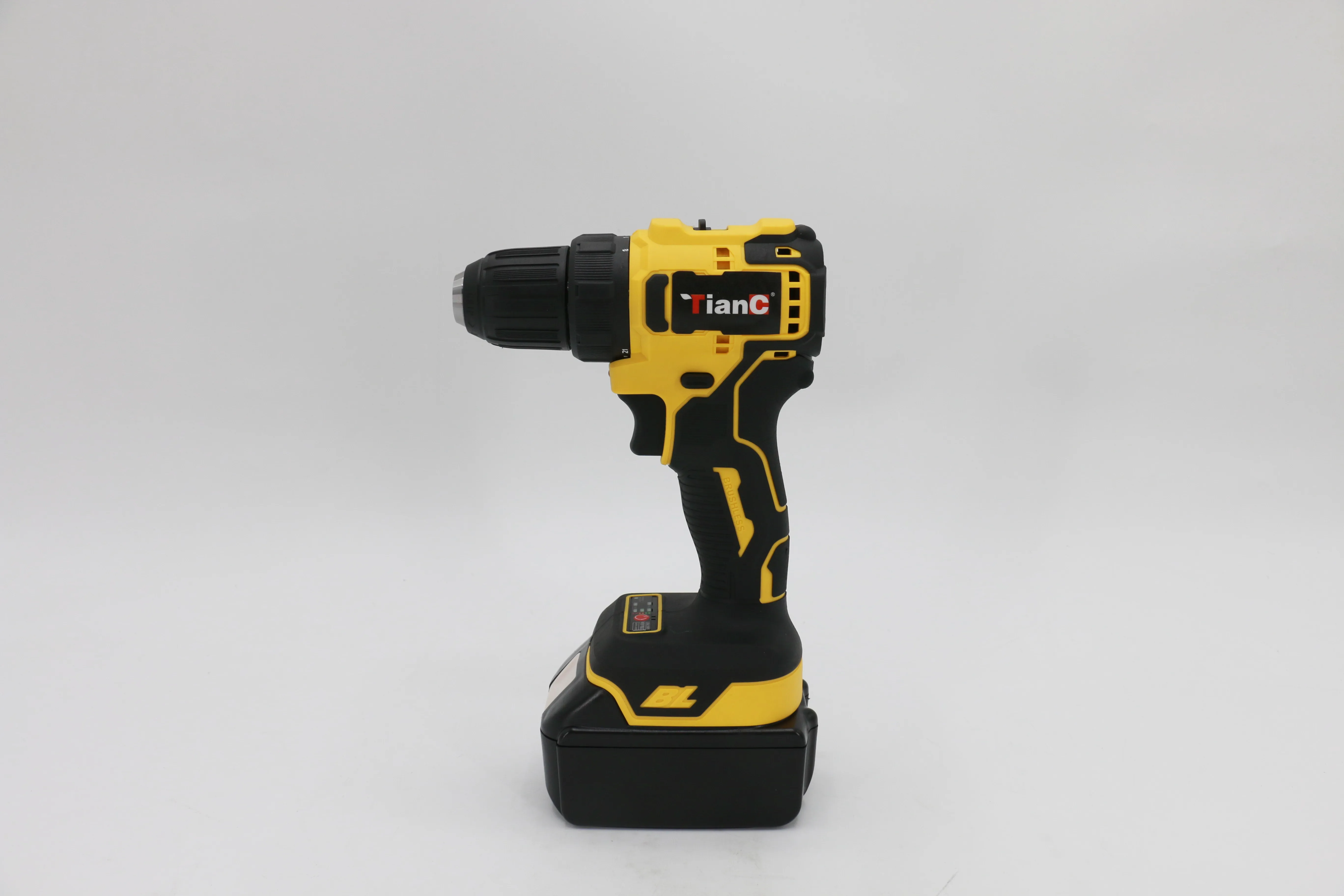 Factory Sales Brushless Motor 2-Speed Cordless Hammer Drill With Soft Start Function