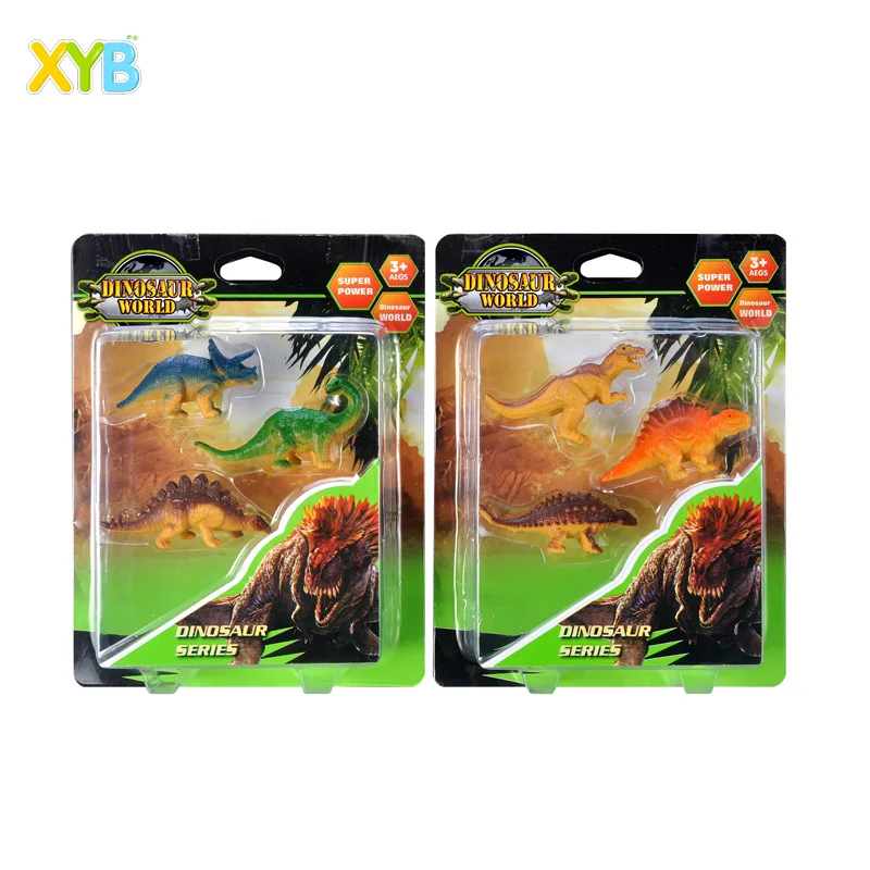 
Hot Sale New Cool Big Simulation Dinosaur Set Kinds Assorted Animal Pack Soft Plastic Decoration Kids Toys 62115/HR4040/7P 