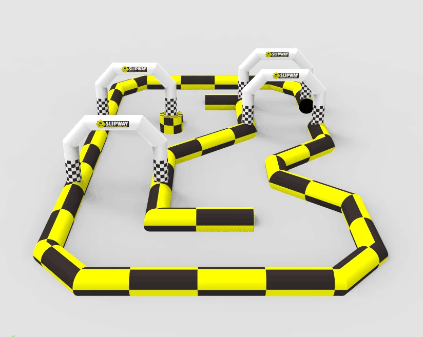 inflatable zorb ball go karts race track sport game for sale