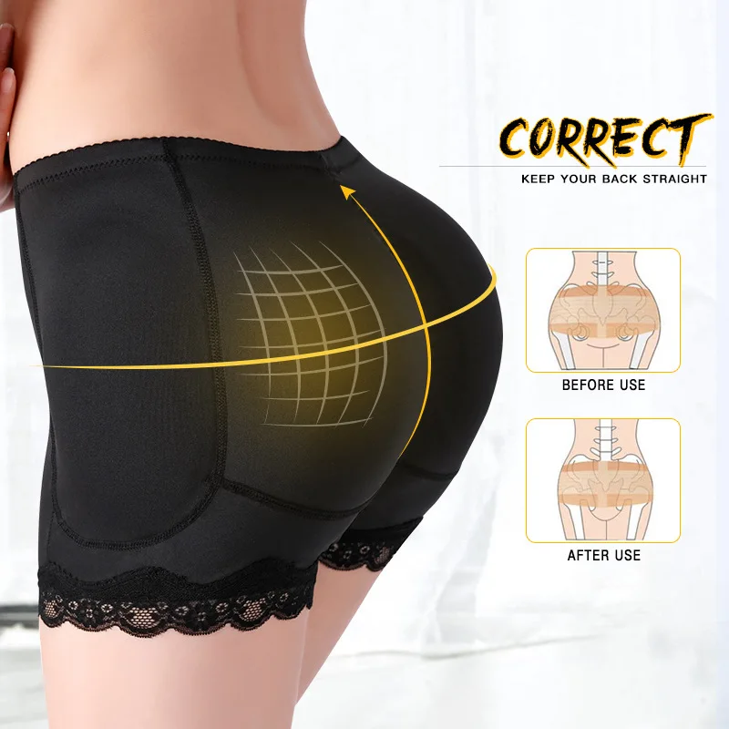Women Padding Buttocks Slimming Body Shaper Padded Hips Shapewear Hip Enhancer Control Panties Butt Lifter Shapewear for Women