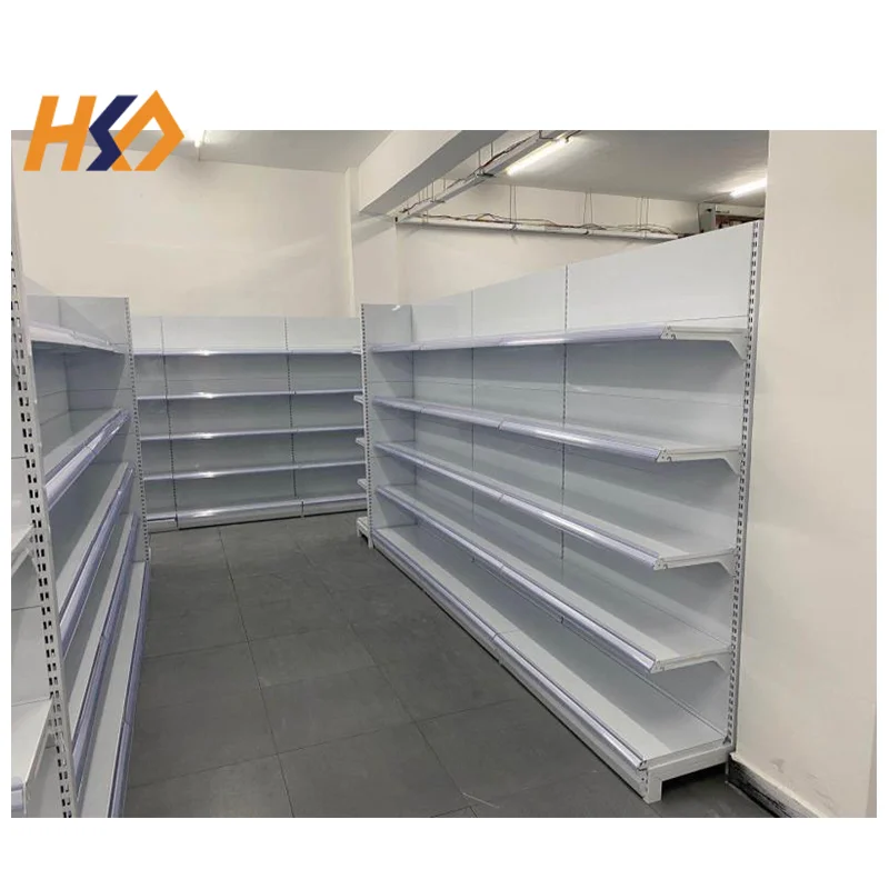 White Display Racks Supermarket Shelves Wholesale Gondola Shelving Shelves