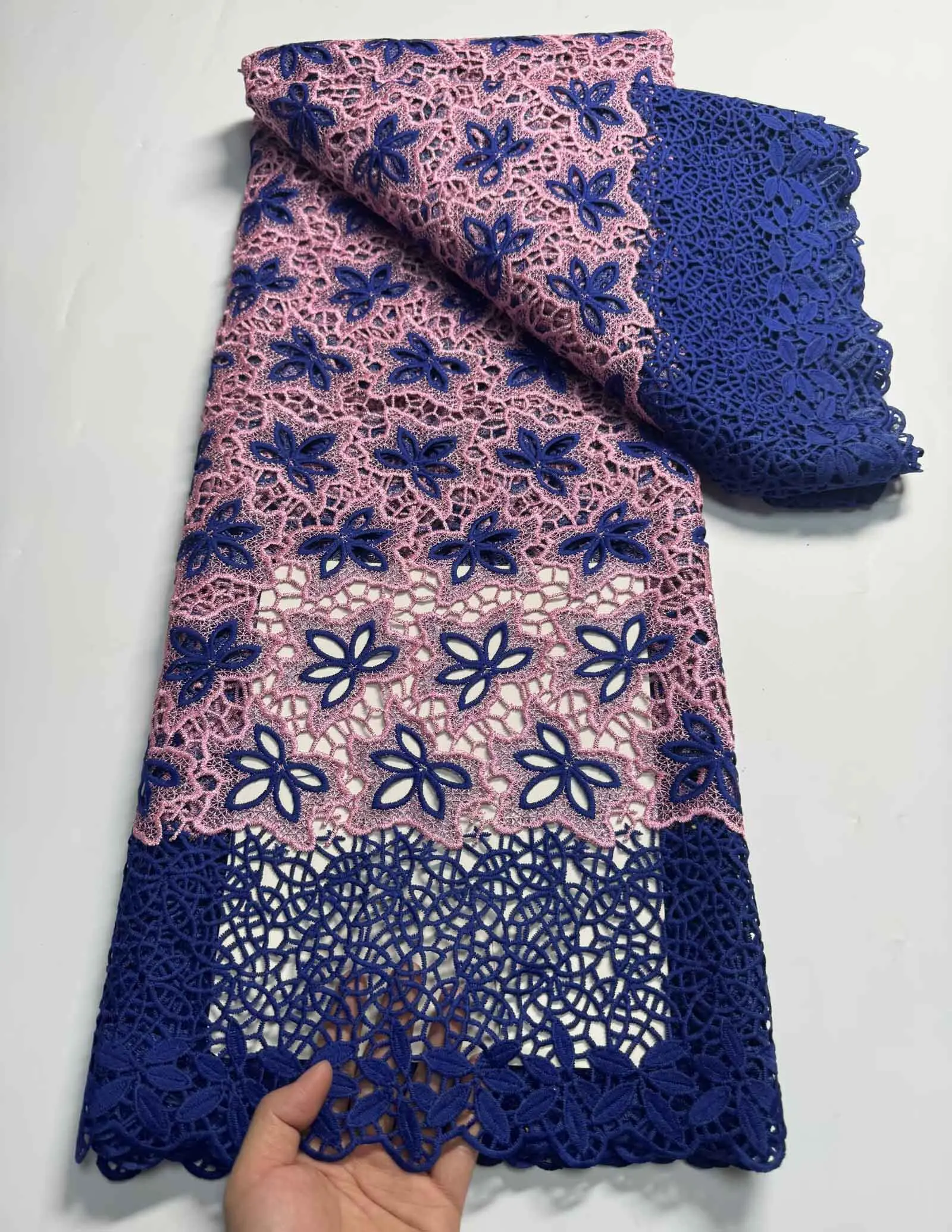 Price water soluble embroidered fabric for ladies african swiss guipure cord lace