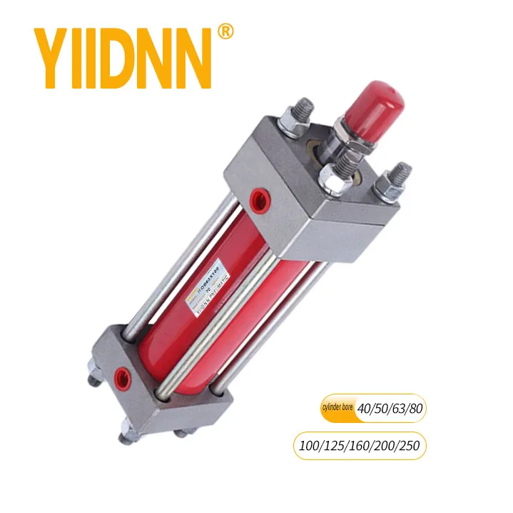 HOB Series Hydraulic Cylinder For Industrial Machinery Equipment Lifting Double Acting Hydraulic Cylinder
