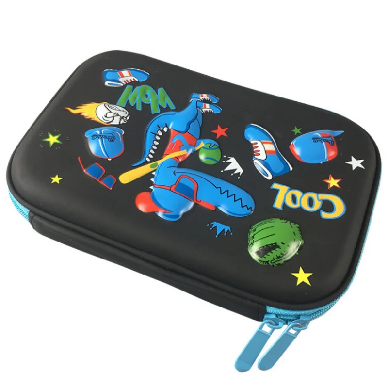 Cartoon 3D Hard Shell Student Pencil Case for Primary School Large-Capacity EVA and Plastic Stationery Box for Students